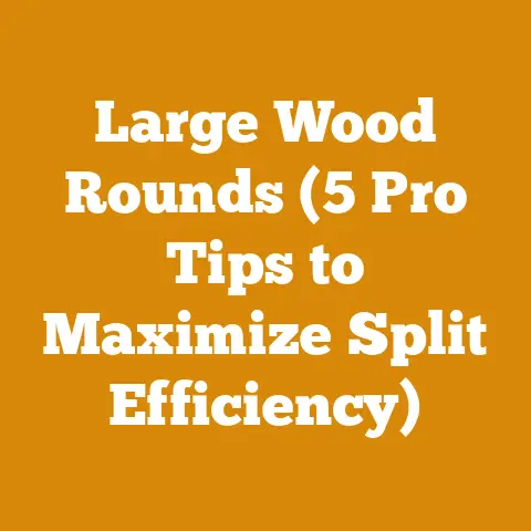 Large Wood Rounds (5 Pro Tips to Maximize Split Efficiency)