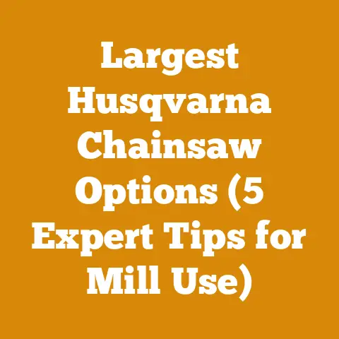Largest Husqvarna Chainsaw Options (5 Expert Tips for Mill Use)