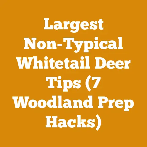 Largest Non-Typical Whitetail Deer Tips (7 Woodland Prep Hacks)