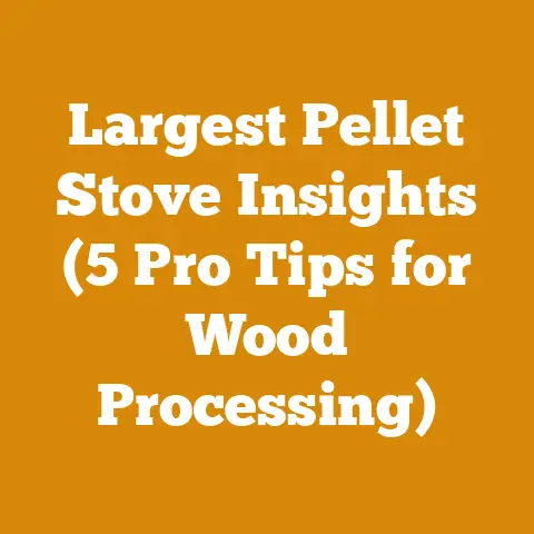 Largest Pellet Stove Insights (5 Pro Tips for Wood Processing)