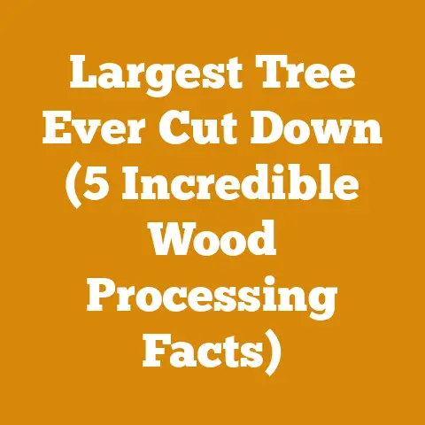 Largest Tree Ever Cut Down (5 Incredible Wood Processing Facts)