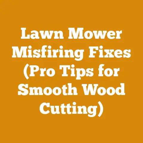 Lawn Mower Misfiring Fixes (Pro Tips for Smooth Wood Cutting)