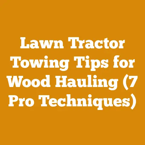 Lawn Tractor Towing Tips for Wood Hauling (7 Pro Techniques)