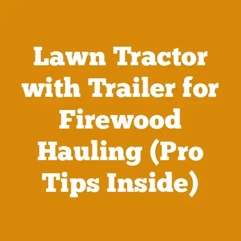 Lawn Tractor with Trailer for Firewood Hauling (Pro Tips Inside)