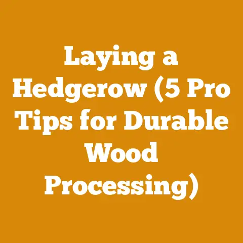 Laying a Hedgerow (5 Pro Tips for Durable Wood Processing)