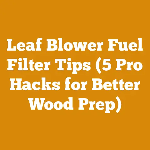 Leaf Blower Fuel Filter Tips (5 Pro Hacks for Better Wood Prep)