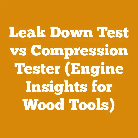 Leak Down Test vs Compression Tester (Engine Insights for Wood Tools)