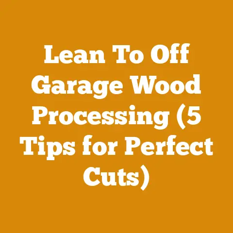 Lean To Off Garage Wood Processing (5 Tips for Perfect Cuts)