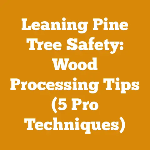Leaning Pine Tree Safety: Wood Processing Tips (5 Pro Techniques)