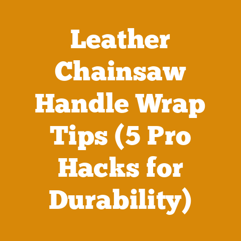 Leather Chainsaw Handle Wrap Tips (5 Pro Hacks for Durability)