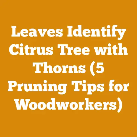 Leaves Identify Citrus Tree with Thorns (5 Pruning Tips for Woodworkers)