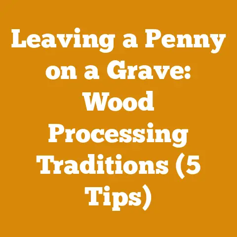 Leaving a Penny on a Grave: Wood Processing Traditions (5 Tips)