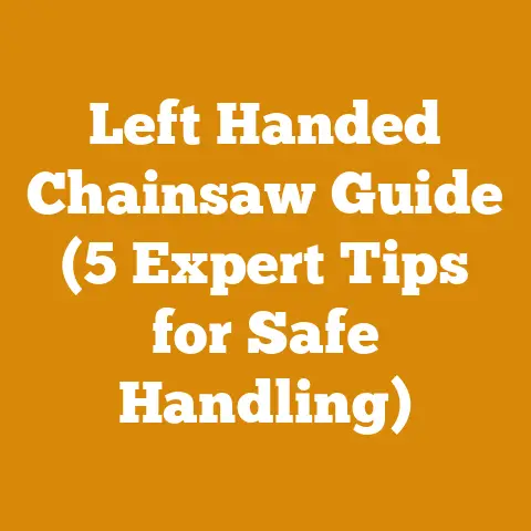 Left Handed Chainsaw Guide (5 Expert Tips for Safe Handling)
