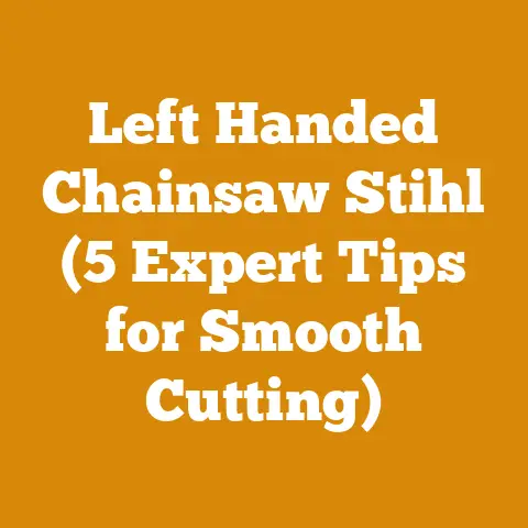 Left Handed Chainsaw Stihl (5 Expert Tips for Smooth Cutting)