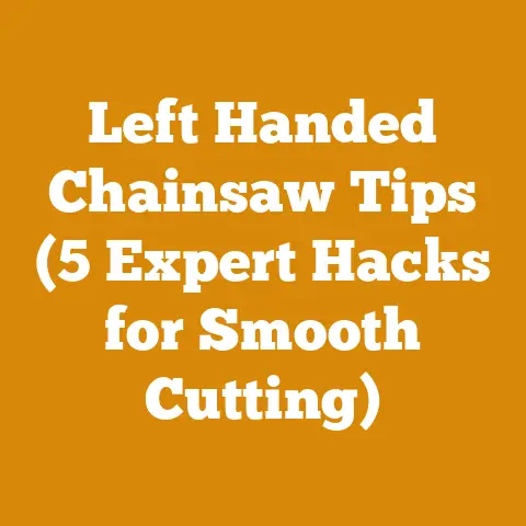 Left Handed Chainsaw Tips (5 Expert Hacks for Smooth Cutting)