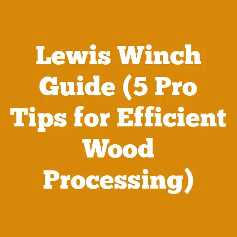 Lewis Winch Guide (5 Pro Tips for Efficient Wood Processing)