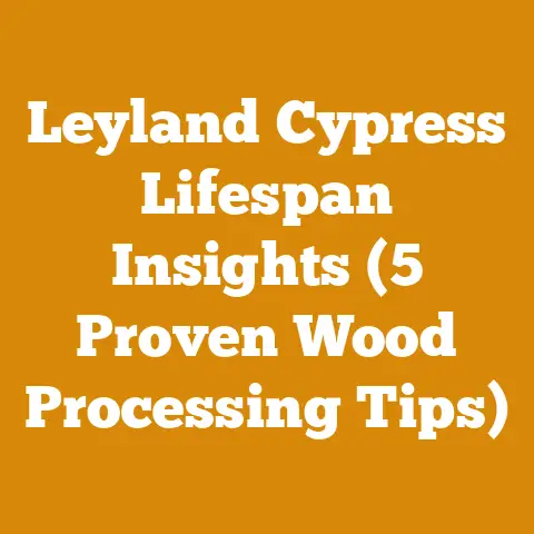 Leyland Cypress Lifespan Insights (5 Proven Wood Processing Tips)