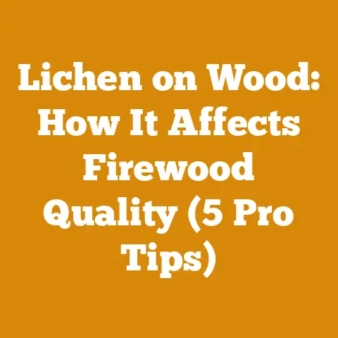 Lichen on Wood: How It Affects Firewood Quality (5 Pro Tips)