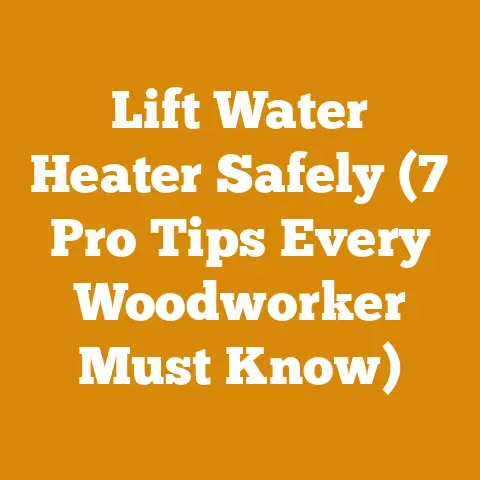 Lift Water Heater Safely (7 Pro Tips Every Woodworker Must Know)