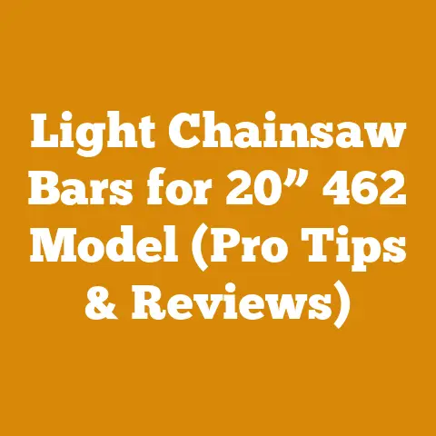 Light Chainsaw Bars for 20” 462 Model (Pro Tips & Reviews)