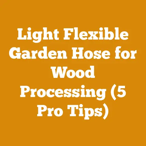 Light Flexible Garden Hose for Wood Processing (5 Pro Tips)