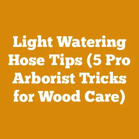 Light Watering Hose Tips (5 Pro Arborist Tricks for Wood Care)