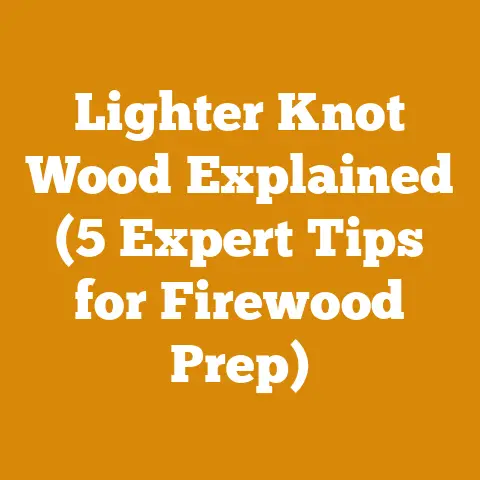 Lighter Knot Wood Explained (5 Expert Tips for Firewood Prep)