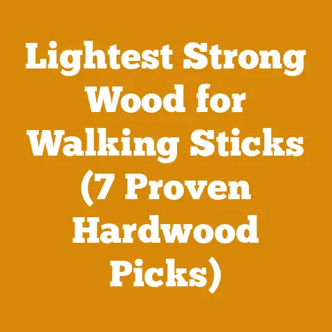 Lightest Strong Wood for Walking Sticks (7 Proven Hardwood Picks)