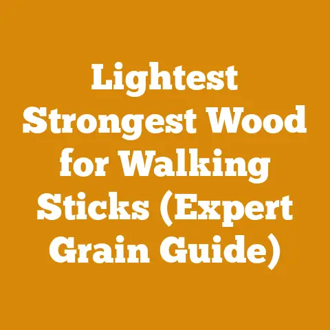 Lightest Strongest Wood for Walking Sticks (Expert Grain Guide)