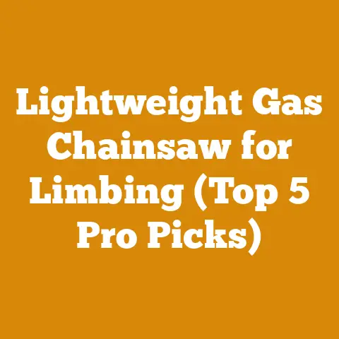 Lightweight Gas Chainsaw for Limbing (Top 5 Pro Picks)