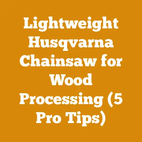 Lightweight Husqvarna Chainsaw for Wood Processing (5 Pro Tips)