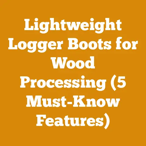 Lightweight Logger Boots for Wood Processing (5 Must-Know Features)