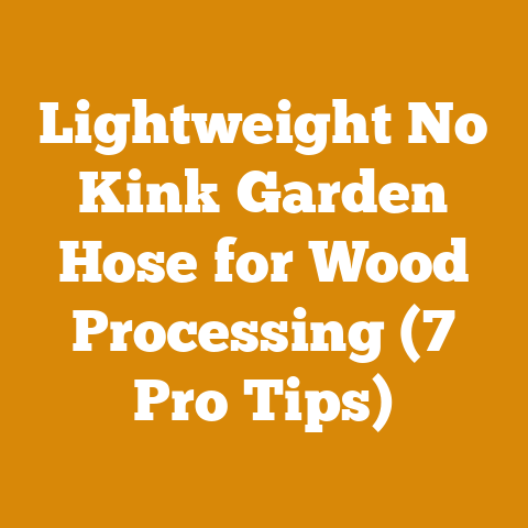 Lightweight No Kink Garden Hose for Wood Processing (7 Pro Tips)