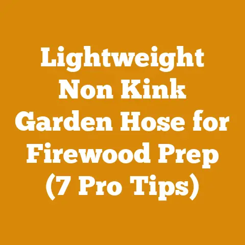 Lightweight Non Kink Garden Hose for Firewood Prep (7 Pro Tips)