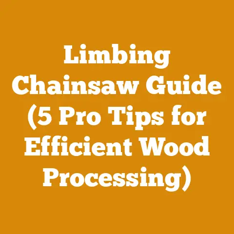 Limbing Chainsaw Guide (5 Pro Tips for Efficient Wood Processing)