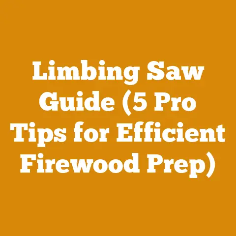Limbing Saw Guide (5 Pro Tips for Efficient Firewood Prep)