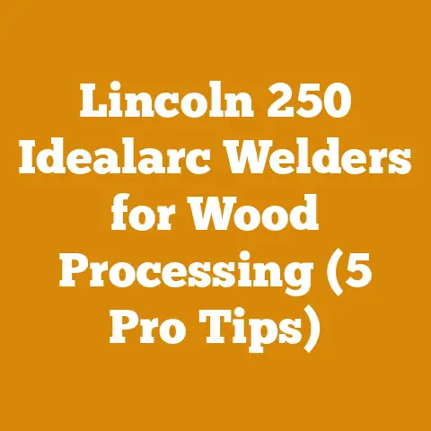 Lincoln 250 Idealarc Welders for Wood Processing (5 Pro Tips)
