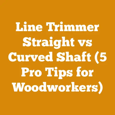 Line Trimmer Straight vs Curved Shaft (5 Pro Tips for Woodworkers)