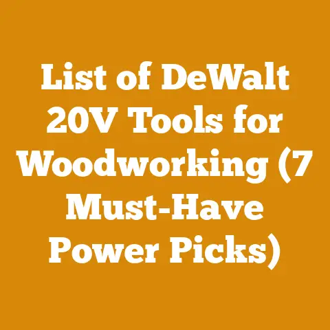 List of DeWalt 20V Tools for Woodworking (7 Must-Have Power Picks)