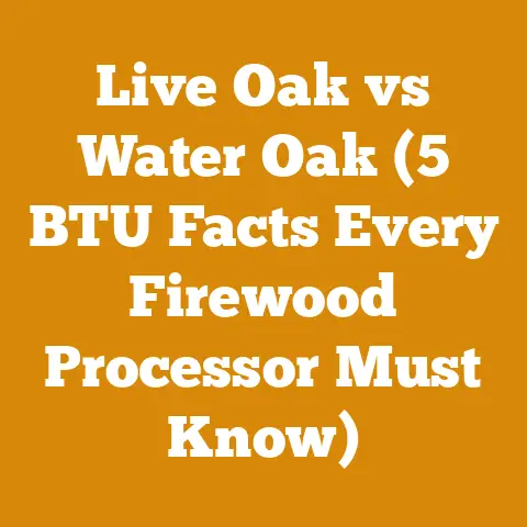 Live Oak vs Water Oak (5 BTU Facts Every Firewood Processor Must Know)