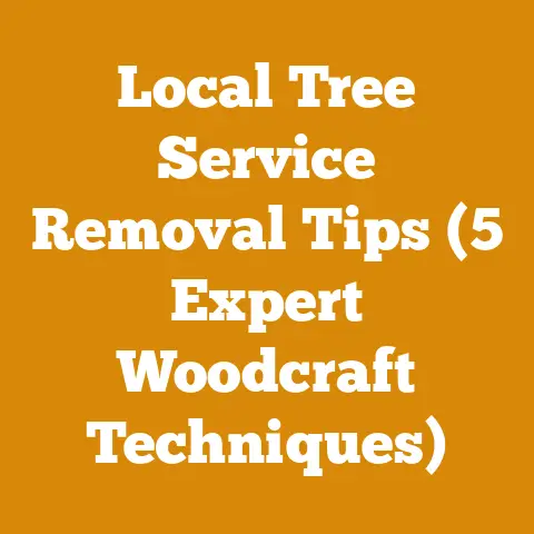 Local Tree Service Removal Tips (5 Expert Woodcraft Techniques)
