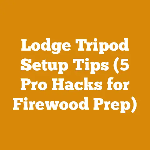 Lodge Tripod Setup Tips (5 Pro Hacks for Firewood Prep)