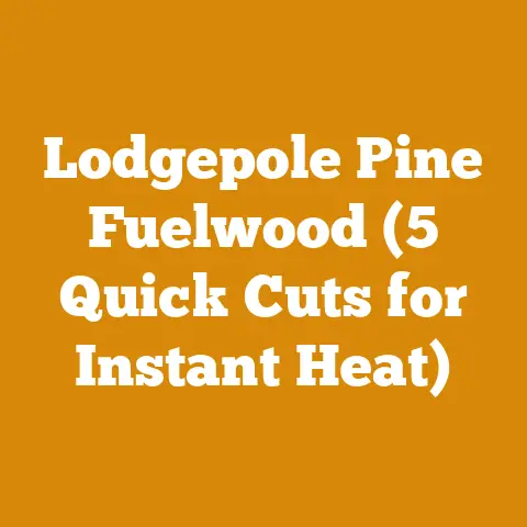 Lodgepole Pine Fuelwood (5 Quick Cuts for Instant Heat)