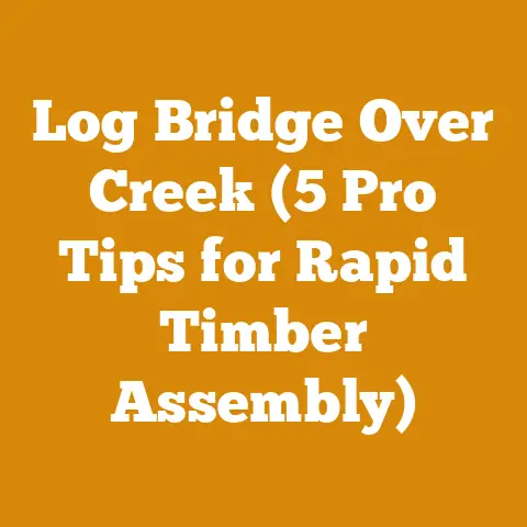 Log Bridge Over Creek (5 Pro Tips for Rapid Timber Assembly)