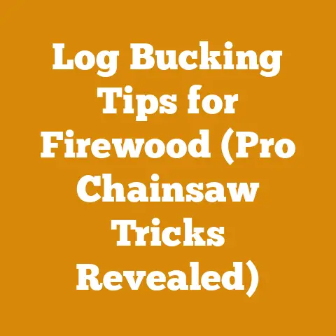 Log Bucking Tips for Firewood (Pro Chainsaw Tricks Revealed)