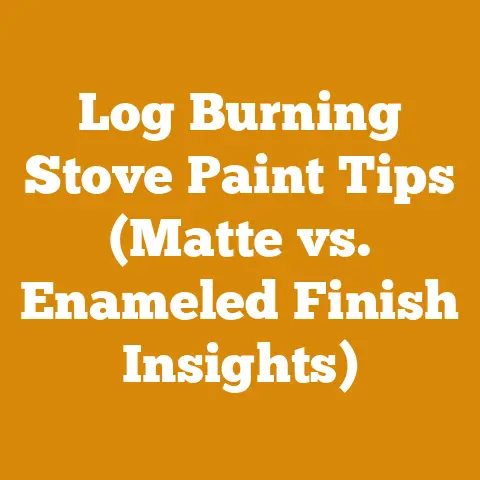 Log Burning Stove Paint Tips (Matte vs. Enameled Finish Insights)