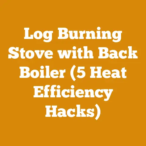 Log Burning Stove with Back Boiler (5 Heat Efficiency Hacks)