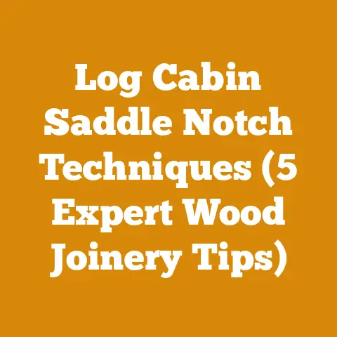 Log Cabin Saddle Notch Techniques (5 Expert Wood Joinery Tips)