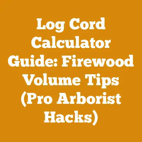 Log Cord Calculator Guide: Firewood Volume Tips (Pro Arborist Hacks)