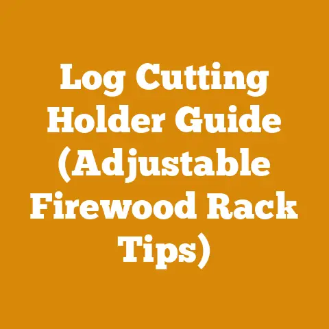 Log Cutting Holder Guide (Adjustable Firewood Rack Tips)